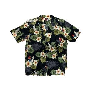 Tommy Hilfiger Tommy Hawaii Fashion Button Up Shirt Men’s XL Vintage